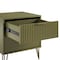 Manhattan Comfort DUMBO 2.0 Nightstand in Olive Green NS002-OG - alternate 3